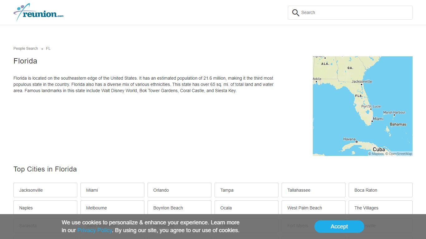 Florida People Finder & People Search - Reunion.com